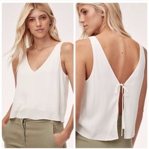 Wilfred white open back shirt